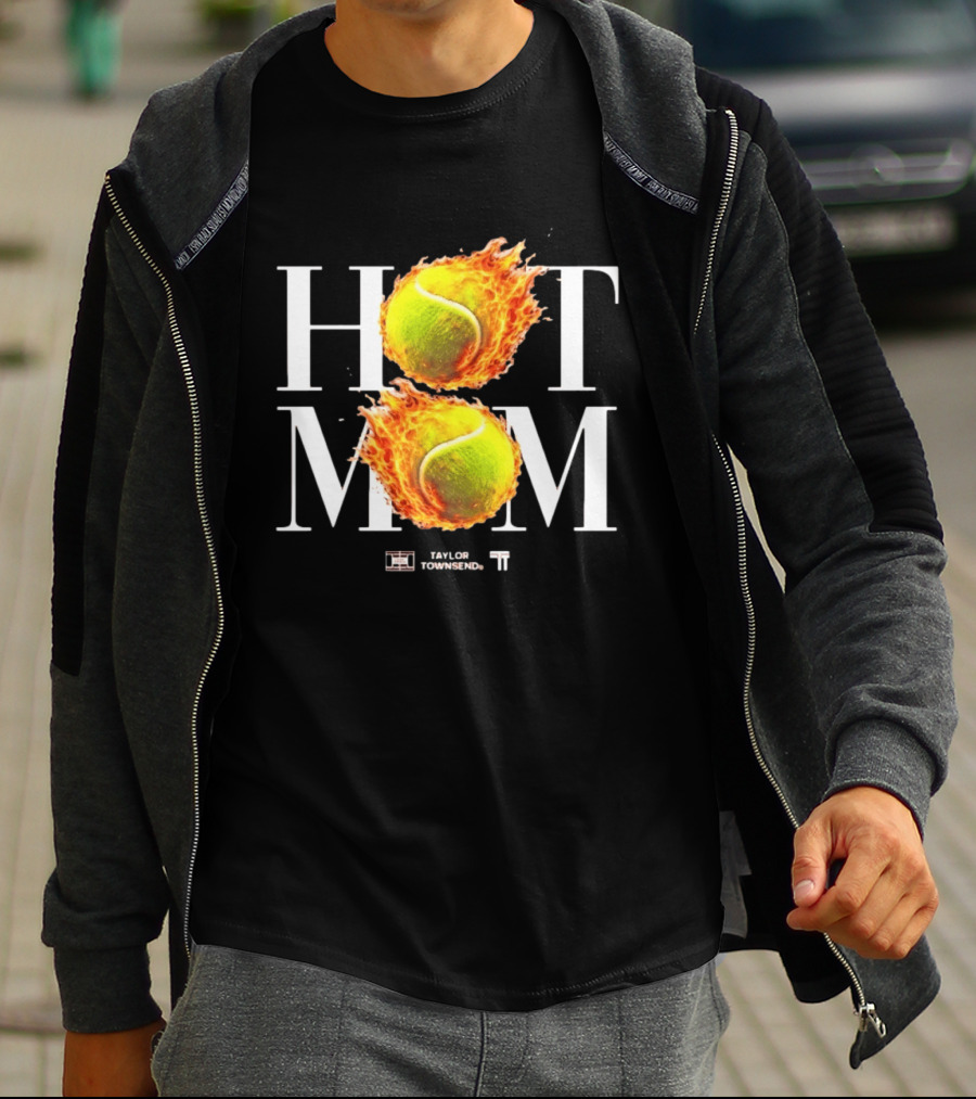 Taylor Townsend Hot Mom Tennis WTA Fiery Tennis Balls T-Shirt