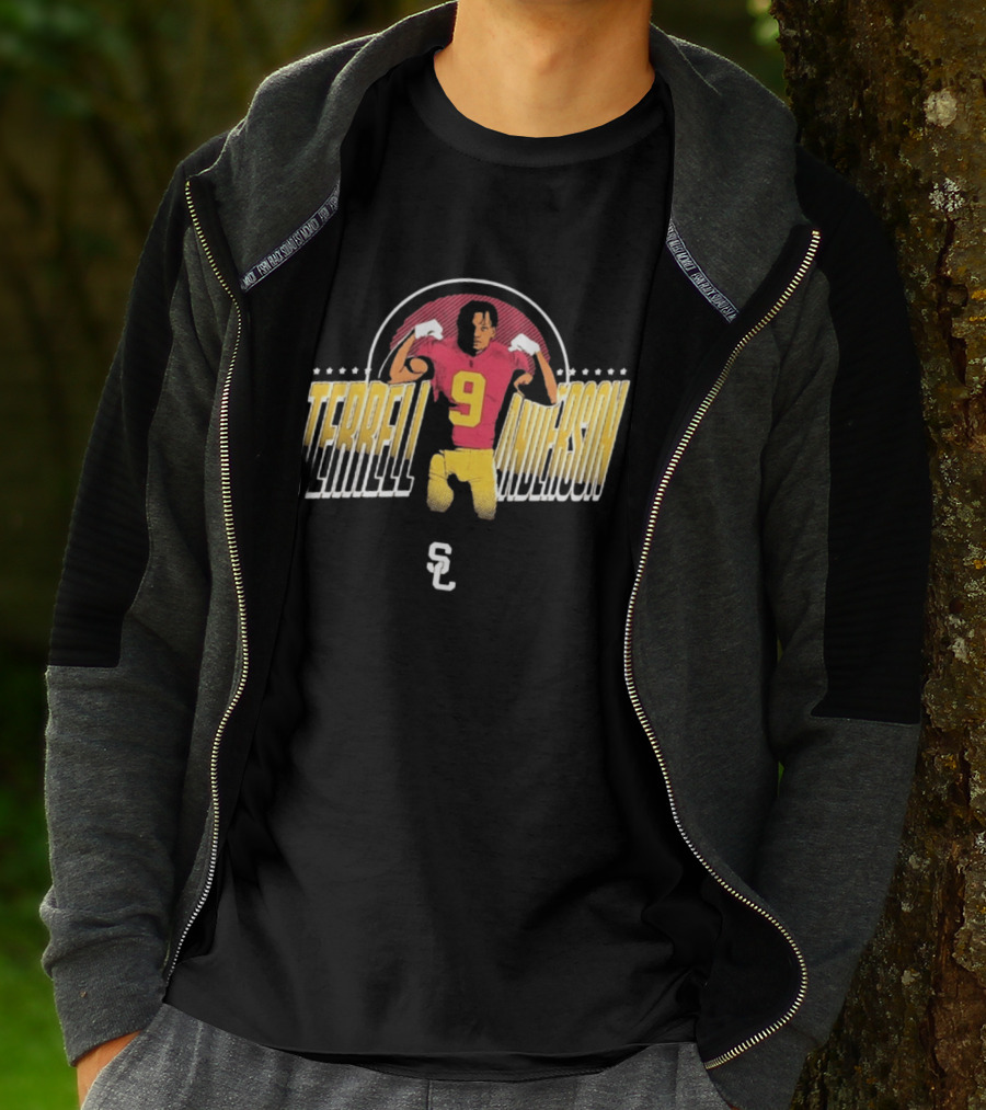Terrell Anderson USC Trojans Football Number 9 SC T-Shirt