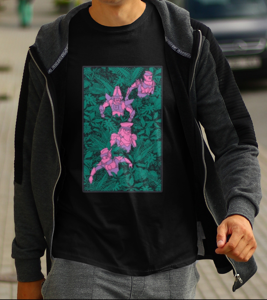 Twrp Store Rainforest Zip Up Robot Jungle Adventure T-Shirt