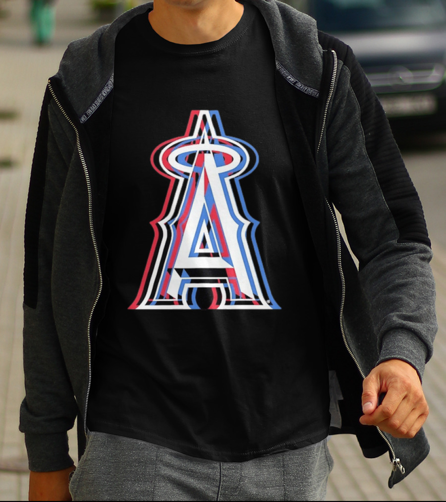 Los Angeles Angels Tri Color MLB Baseball T-Shirt