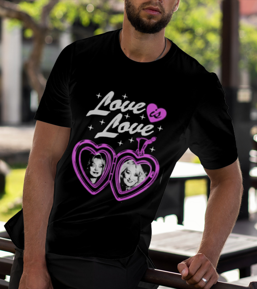 Love Is Love Madeline Helen Death Becomes Her Heart Portraits T-Shirt