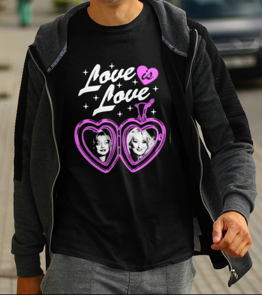 Love Is Love Madeline Helen Death Becomes Her Heart Portraits T-Shirt
