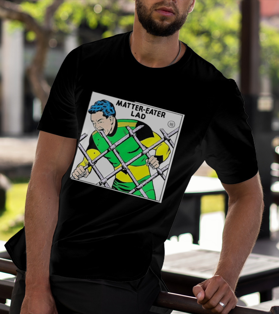 Matter Eater Lad DC Comics Retro Comic Book Panel T-Shirt