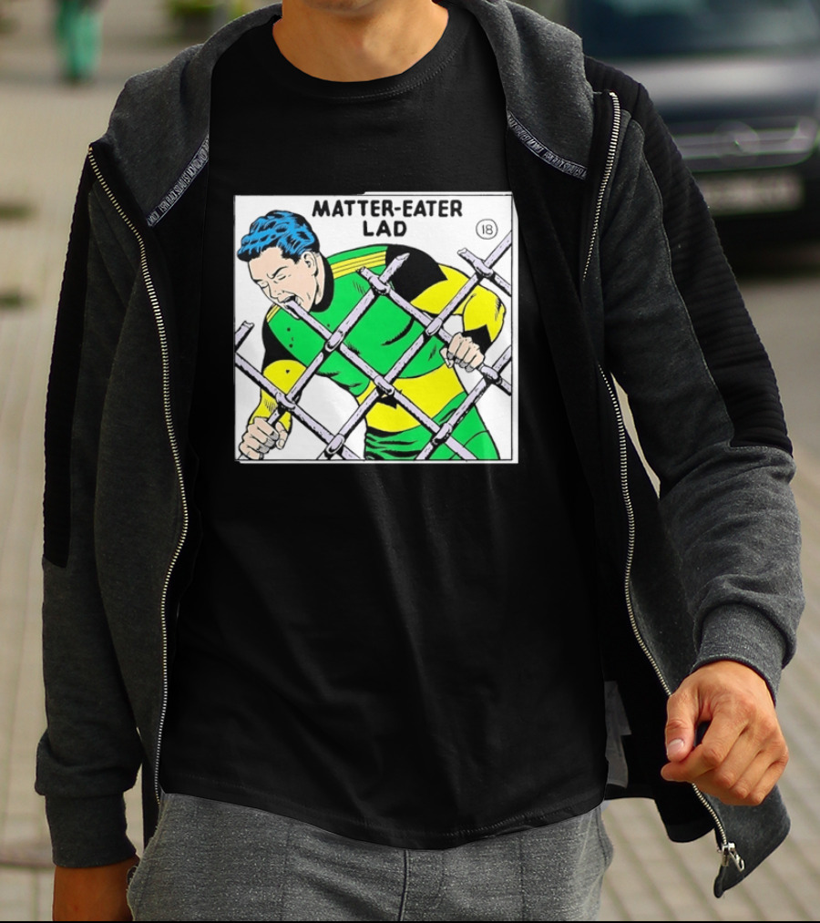 Matter Eater Lad DC Comics Retro Comic Book Panel T-Shirt