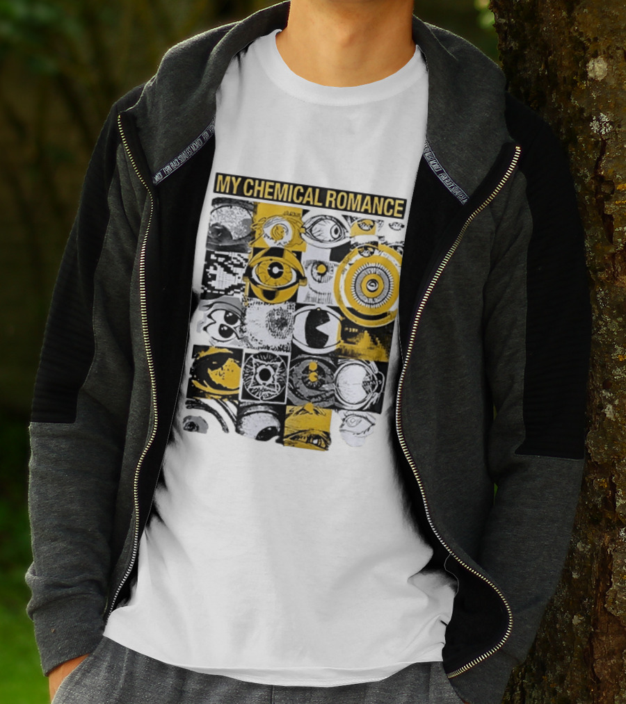 My Chemical Romance San Diego The Black Parade 2026 Petco Park Eye Collage T-Shirt
