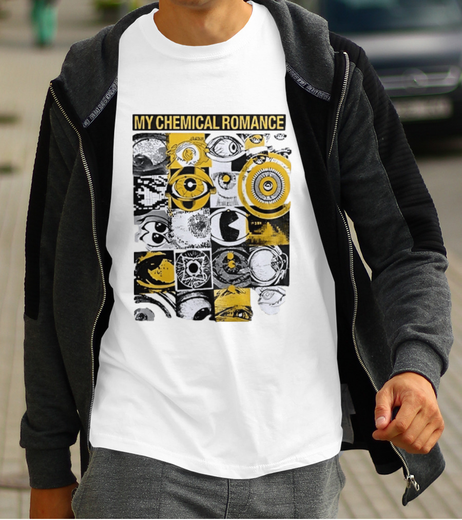 My Chemical Romance San Diego The Black Parade 2026 Petco Park Eye Collage T-Shirt