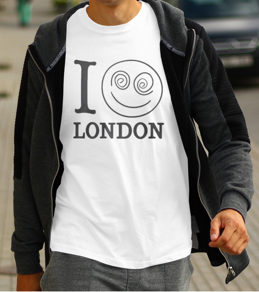 I Love London Whimsical Smile Icon 2026 T-Shirt