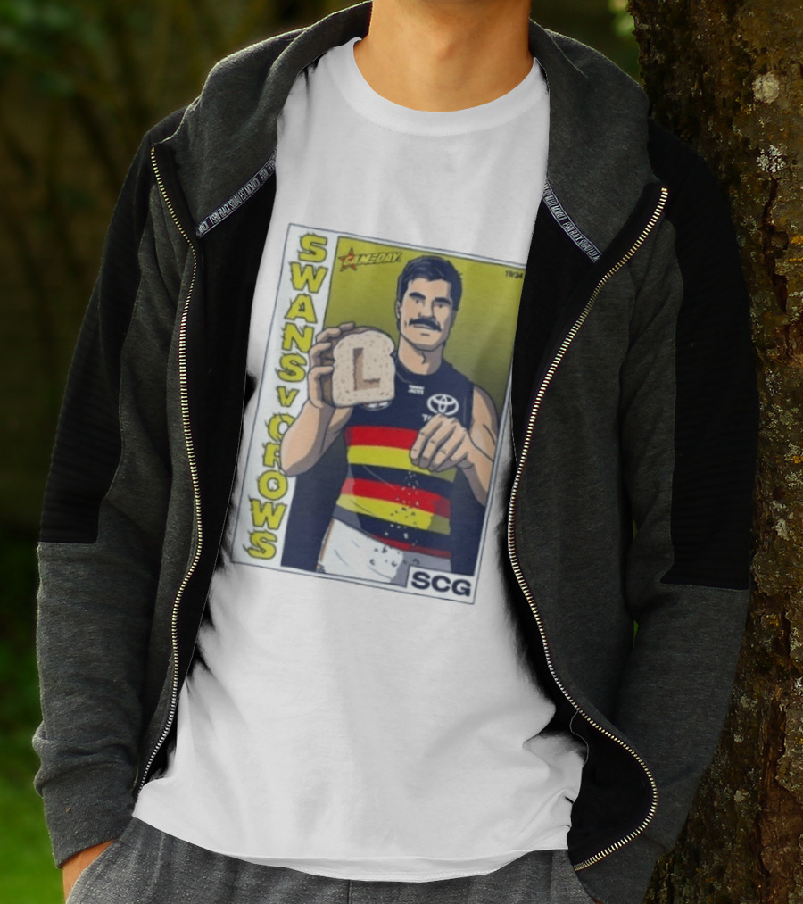 Swans Vs Crows Gameday SCG Salt Bae L Toast AFL Cartoon T-Shirt