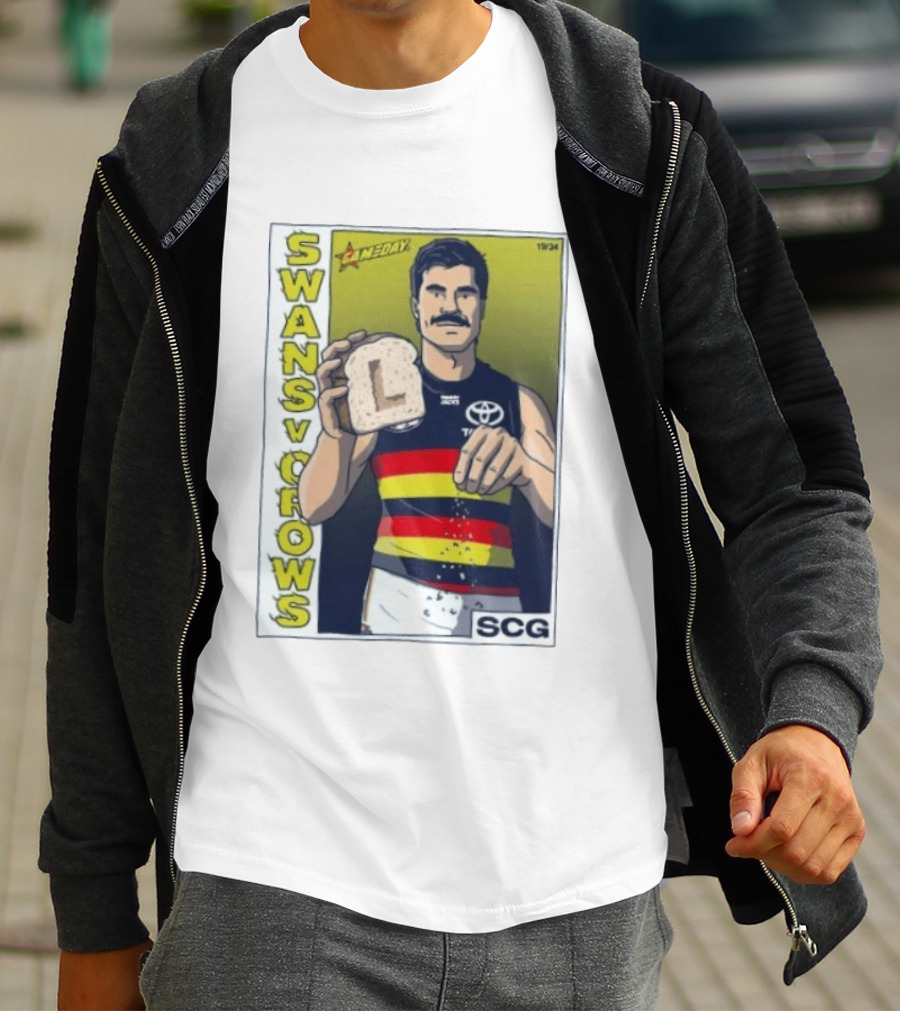 Swans Vs Crows Gameday SCG Salt Bae L Toast AFL Cartoon T-Shirt