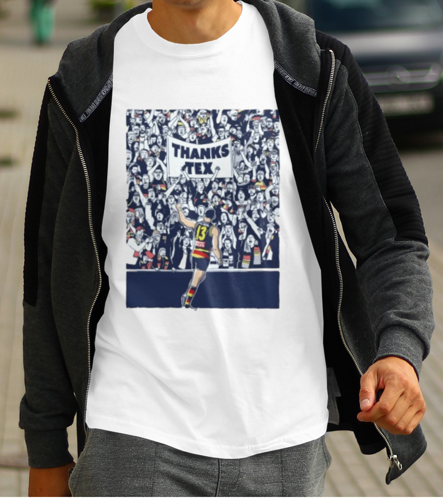 Thanks Tex Taylor Walker 13 Adelaide Crows Supporters T-Shirt