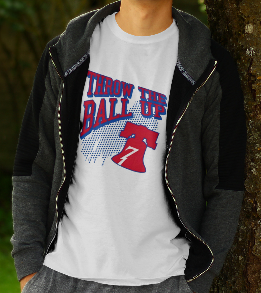 NBA Philadelphia 76ers Throw The Ball Up Liberty Bell T-Shirt