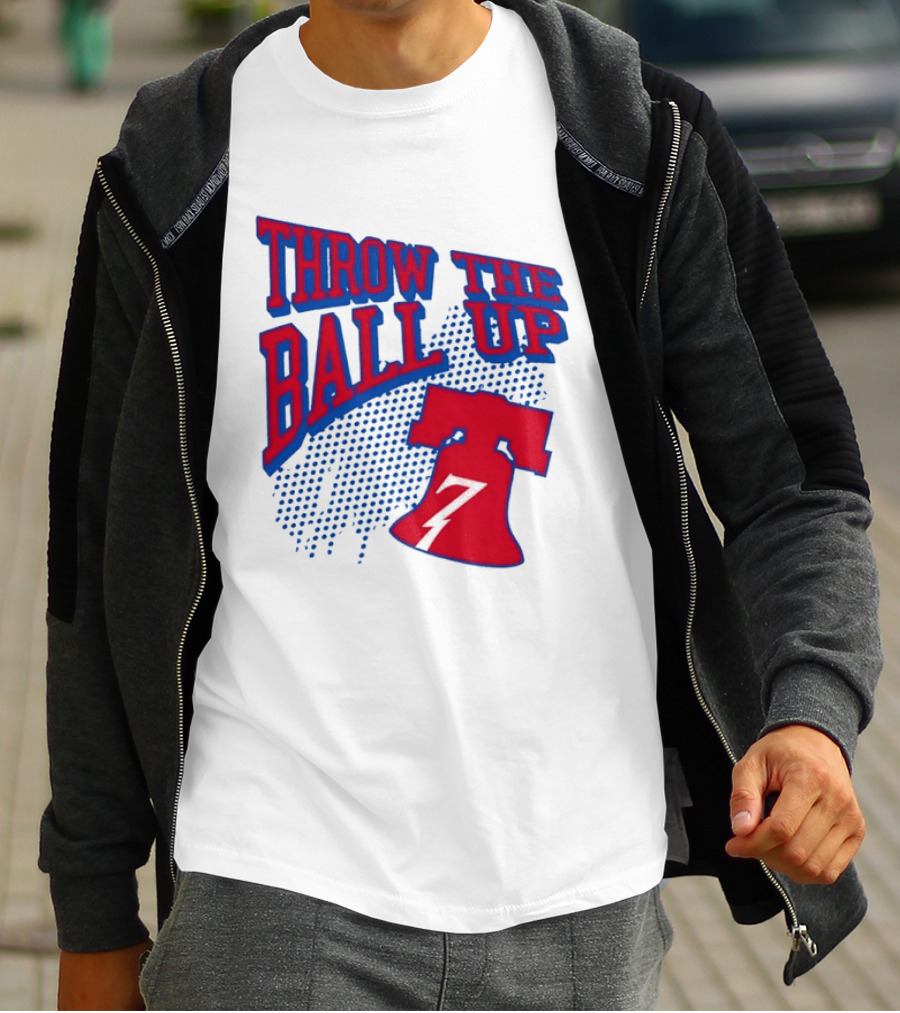 NBA Philadelphia 76ers Throw The Ball Up Liberty Bell T-Shirt