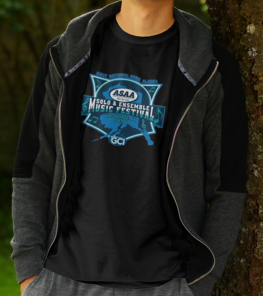 ASAA First National Bank Alaska Solo And Ensemble Music Festival Anchorage 2026 T-Shirt