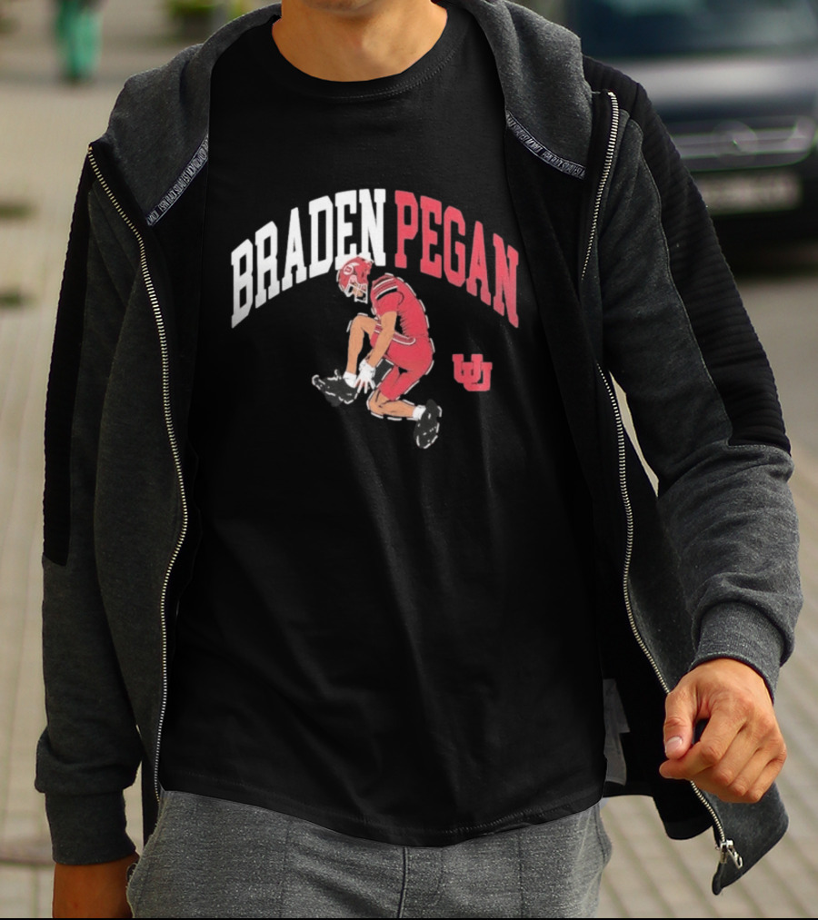 Braden Pegan Utah Utes Football Comic T-Shirt