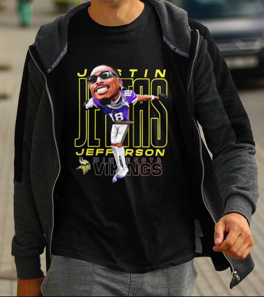 Justin Jefferson Jettas 18 Minnesota Vikings T-Shirt
