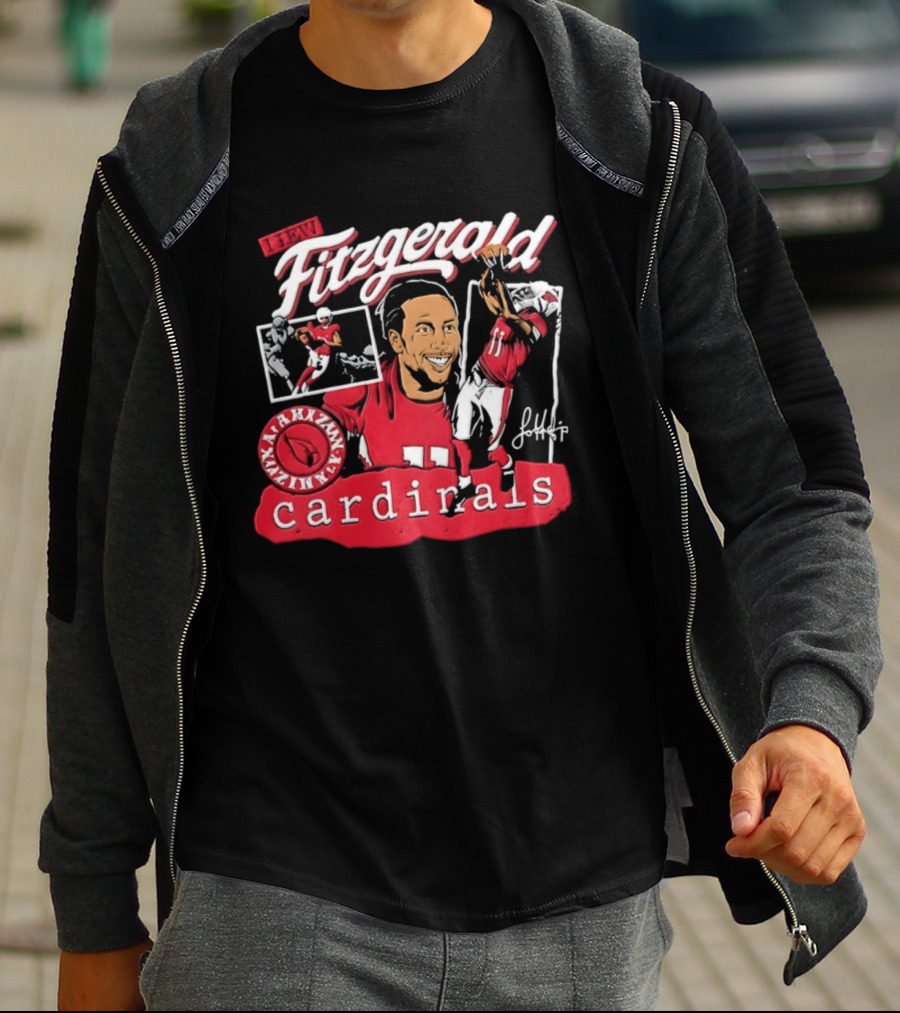 Fitzgerald Arizona Cardinals Football Number 11 NFL Player T-Shirt