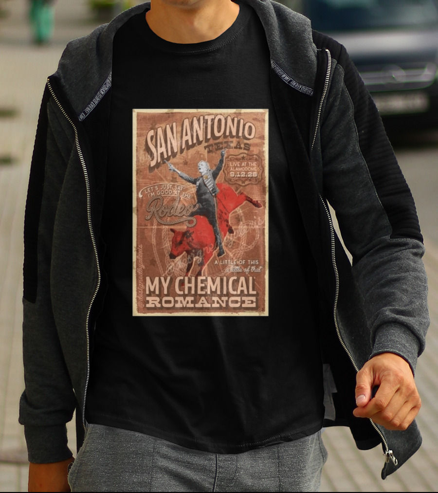 My Chemical Romance San Antonio Texas Alamodome 2026 Rodeo T-Shirt