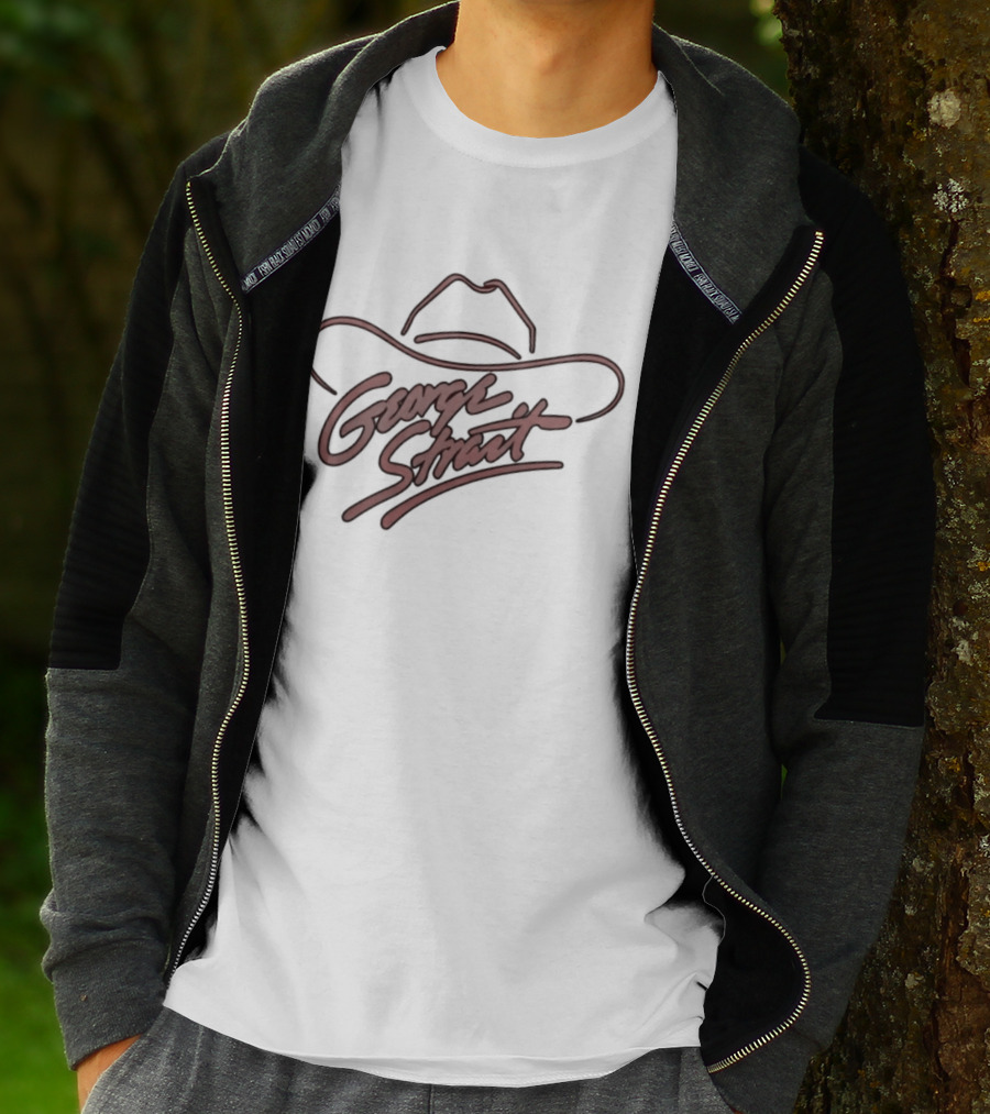 George Strait Cowboy Hat Country Music Iconic Signature T-Shirt