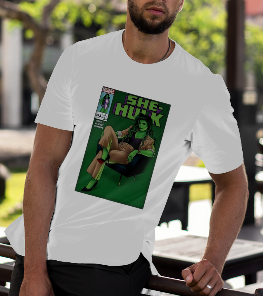 Marvel She Hulk Issue 15 Comic Book Cover Rowell Genolet Cunniffe T-Shirt