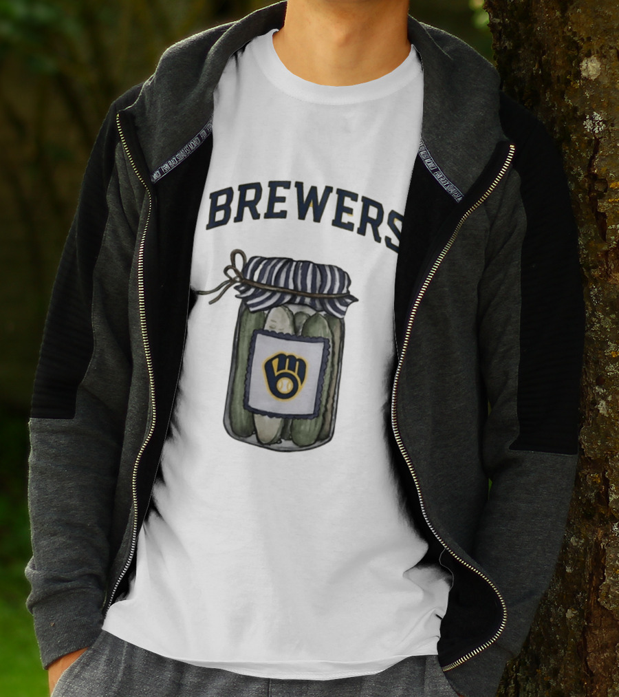 Milwaukee Brewers Pickle Jar MLB Baseball Brewers T-Shirt