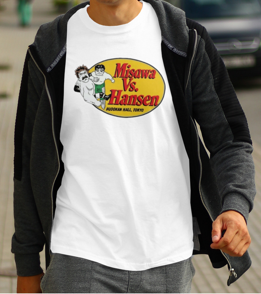 Misawa Vs Hansen Budokan Hall Tokyo T-Shirt