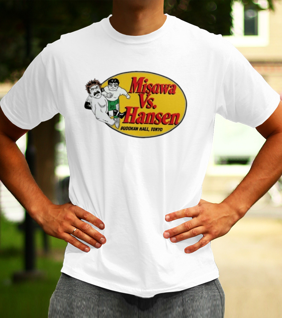 Misawa Vs Hansen Budokan Hall Tokyo T-Shirt