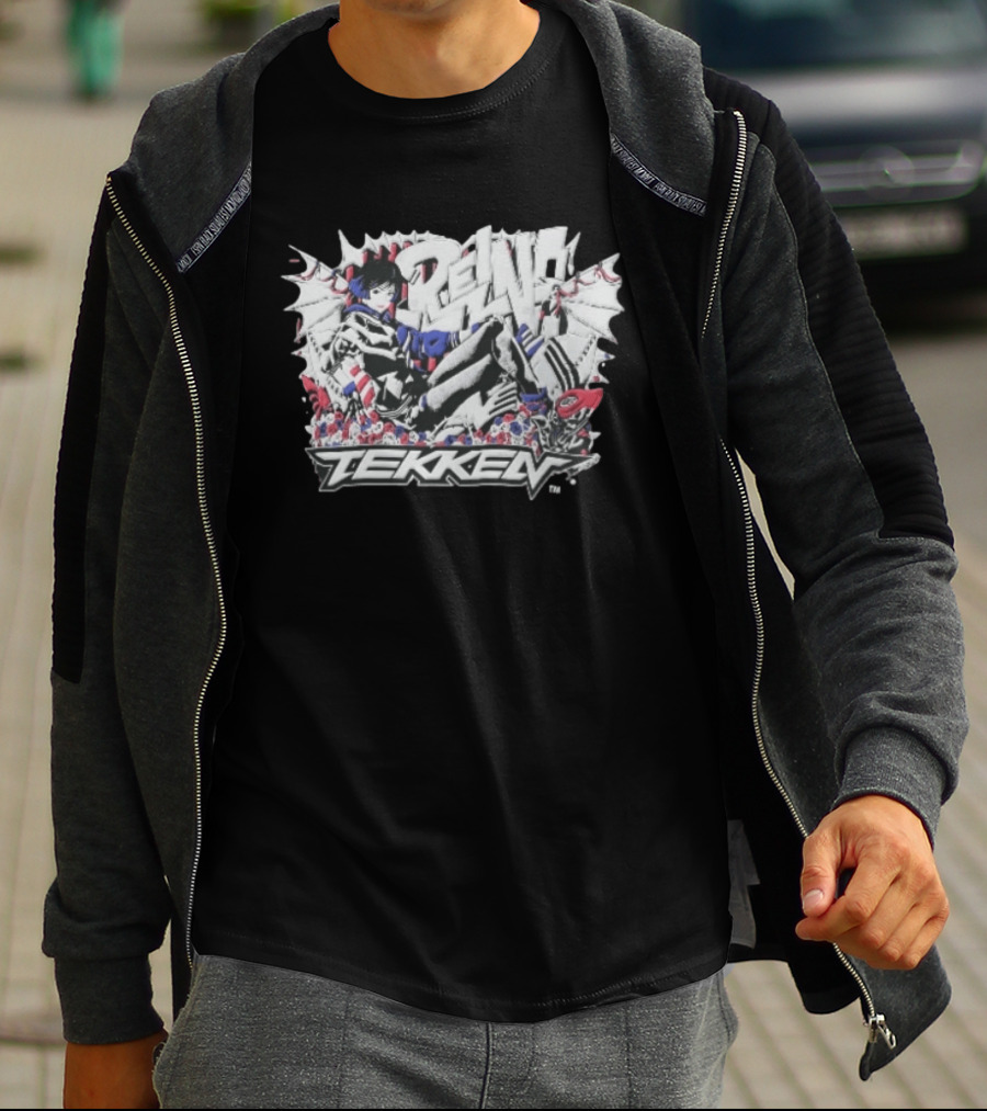 Tekken Reina Anime Style Among Roses T-Shirt