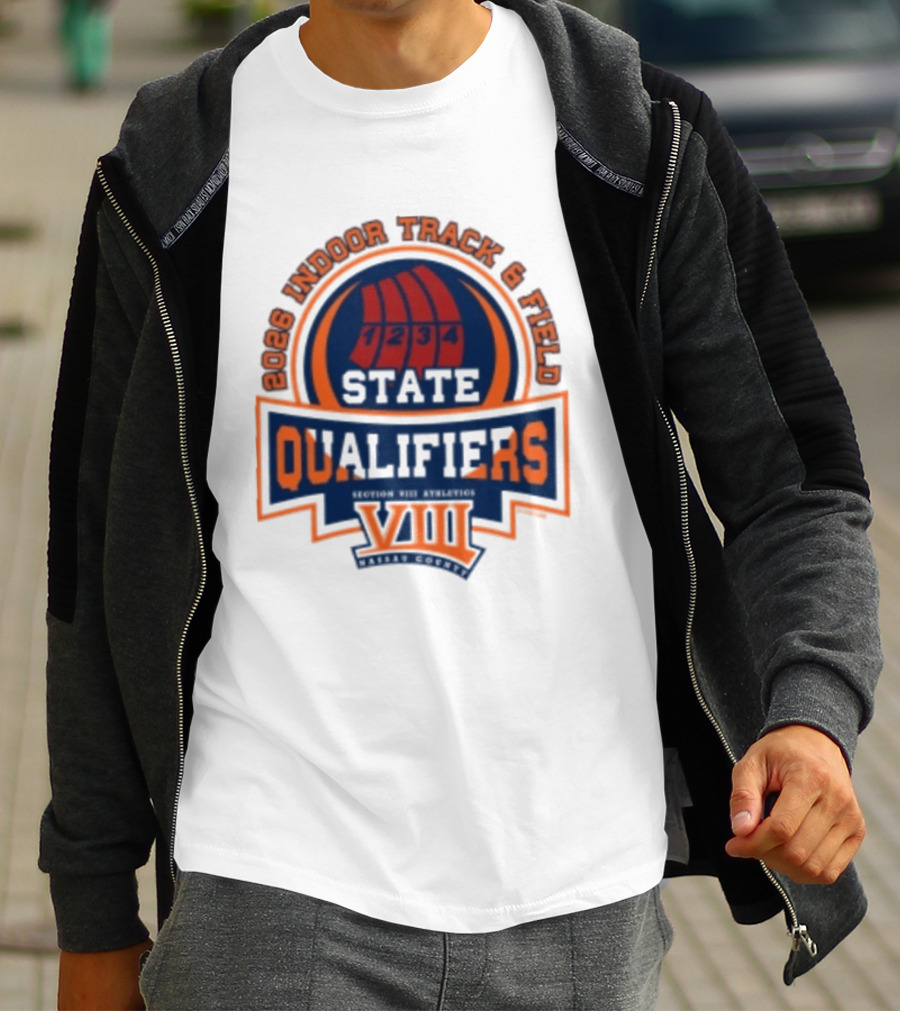 NYSPHSAA 2026 Indoor Track And Field State Qualifiers Section VIII T-Shirt