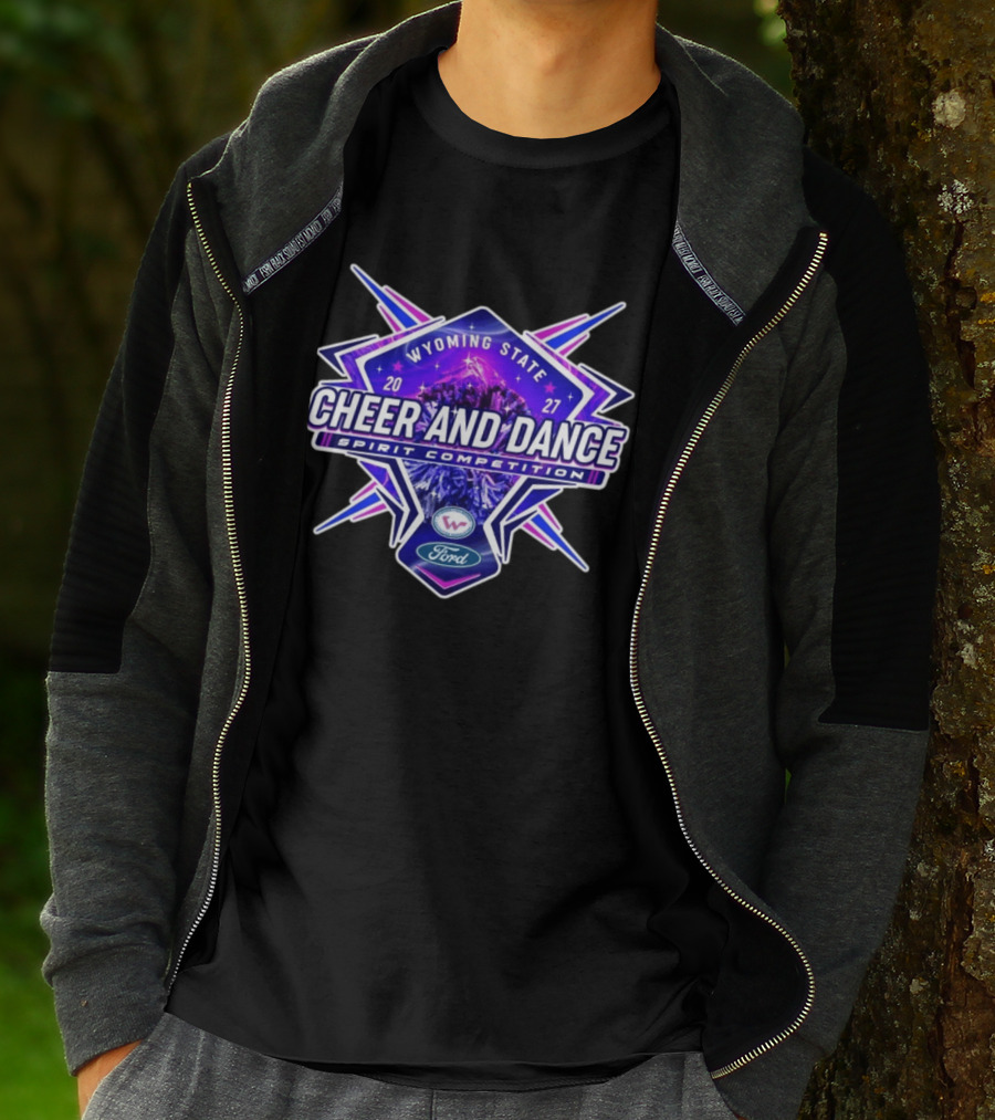 Wyoming State Cheer And Dance Spirit Competition 2027 Ford Event T-Shirt