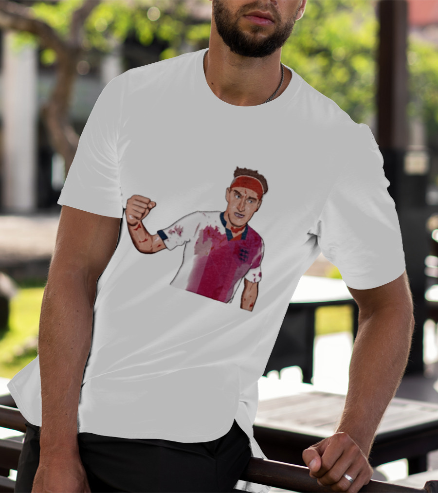 Terry Butcher England Football Iconic Bloodied Headband Moment Football Fans T-Shirt