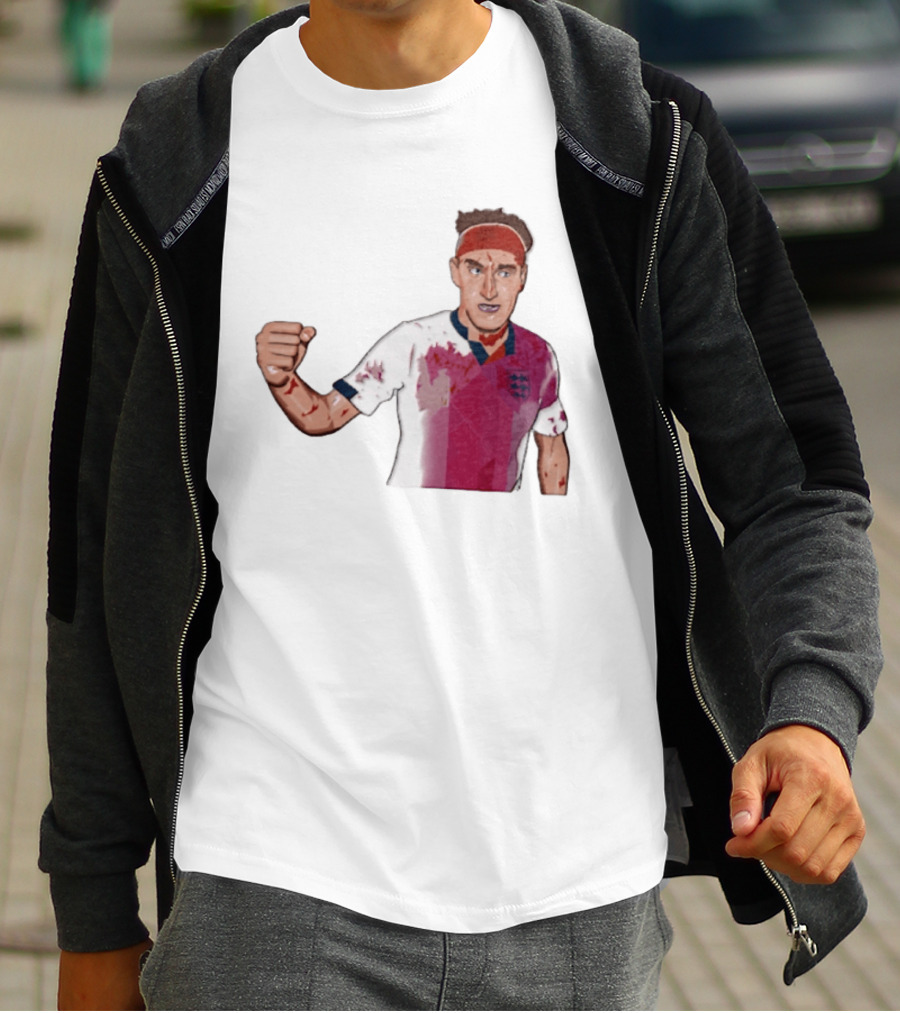 Terry Butcher England Football Iconic Bloodied Headband Moment Football Fans T-Shirt