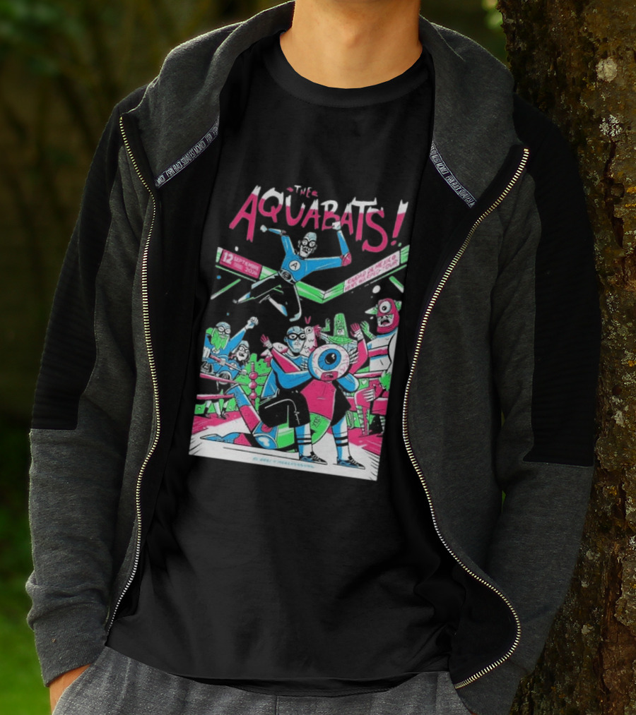 The Aquabats September 12 2026 Mexico City Comic Style Concert T-Shirt