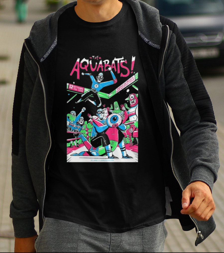 The Aquabats September 12 2026 Mexico City Comic Style Concert T-Shirt