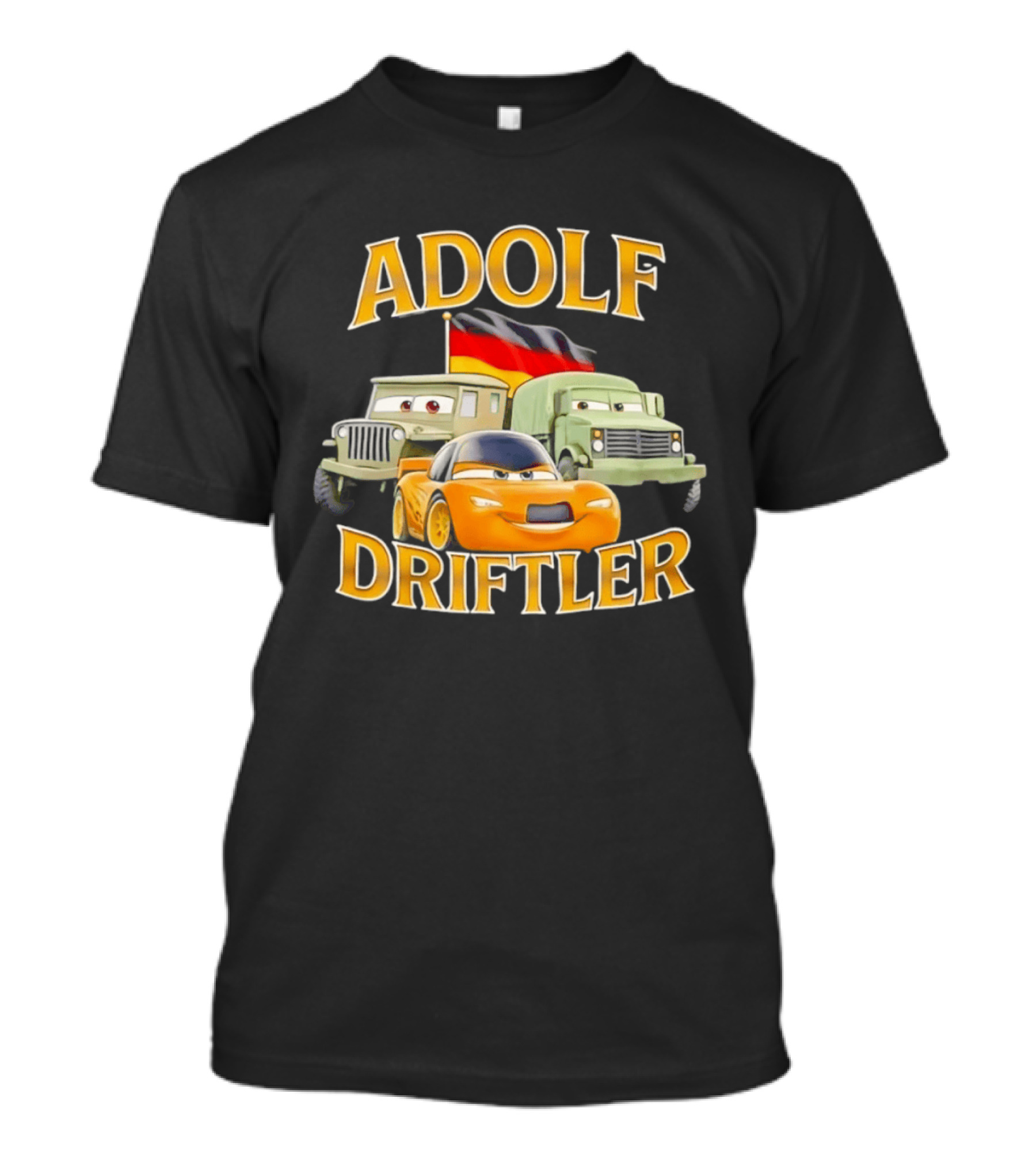 Adolf Driftler German Car Cartoon T-Shirt