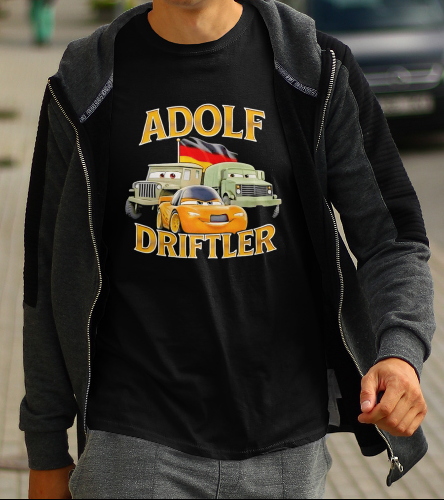 Adolf Driftler German Car Cartoon T-Shirt
