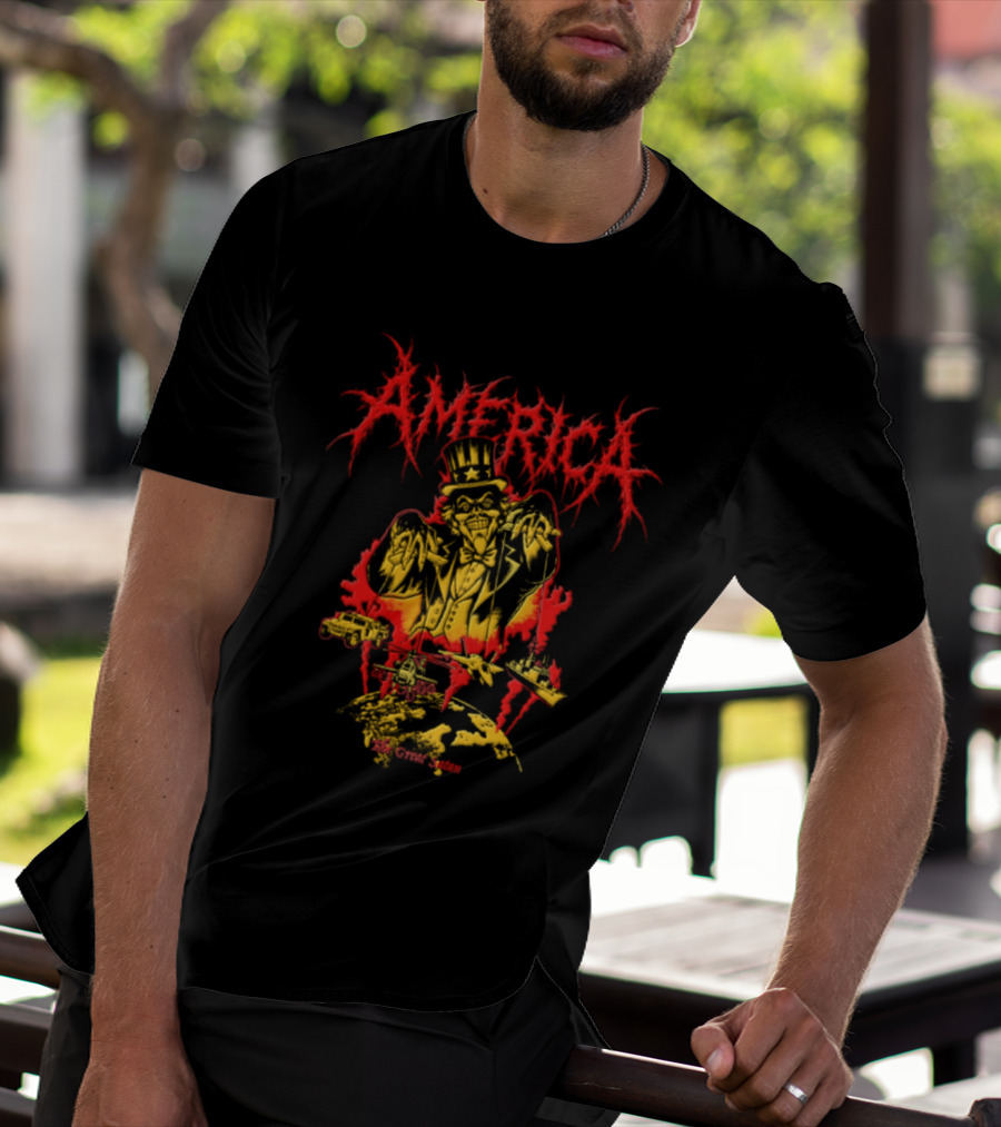 America The Great Satan Uncle Sam Puppet Master T-Shirt