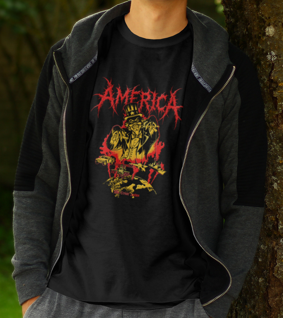 America The Great Satan Uncle Sam Puppet Master T-Shirt