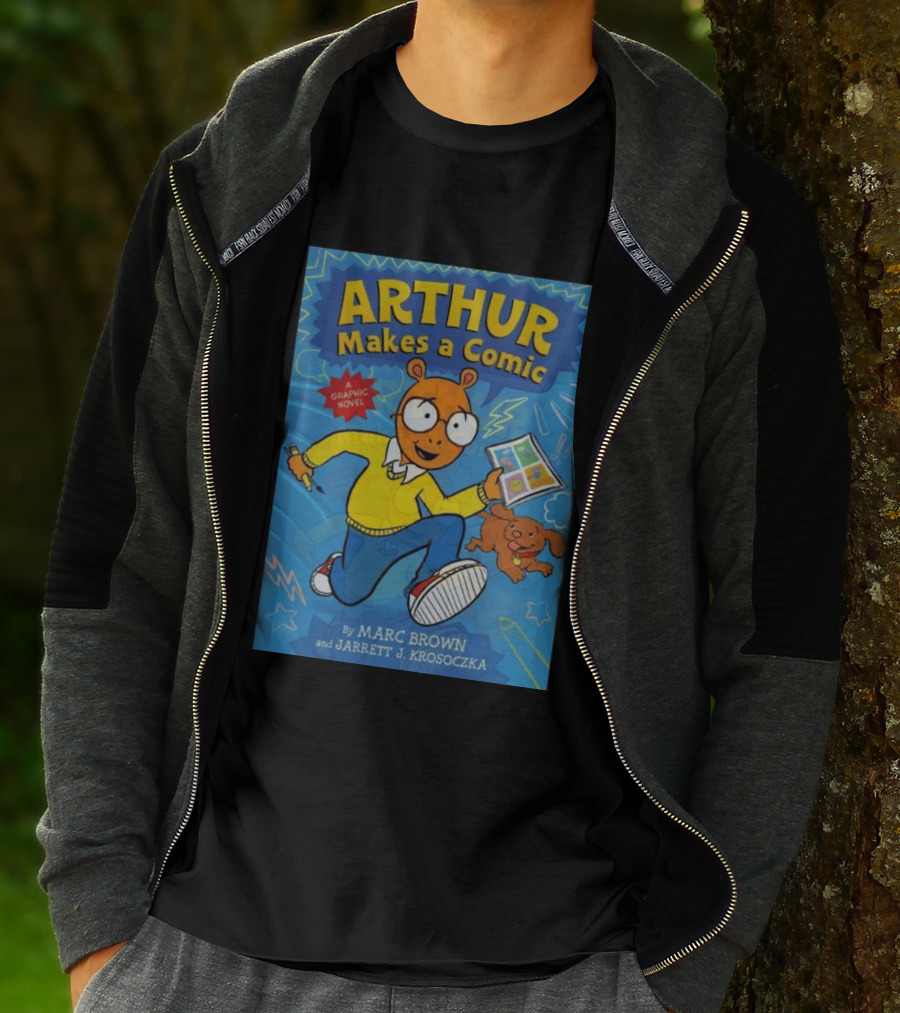 Arthur Makes A Comic A Graphic Novel By Marc Brown And Jarrett J. Krosoczka T-Shirt