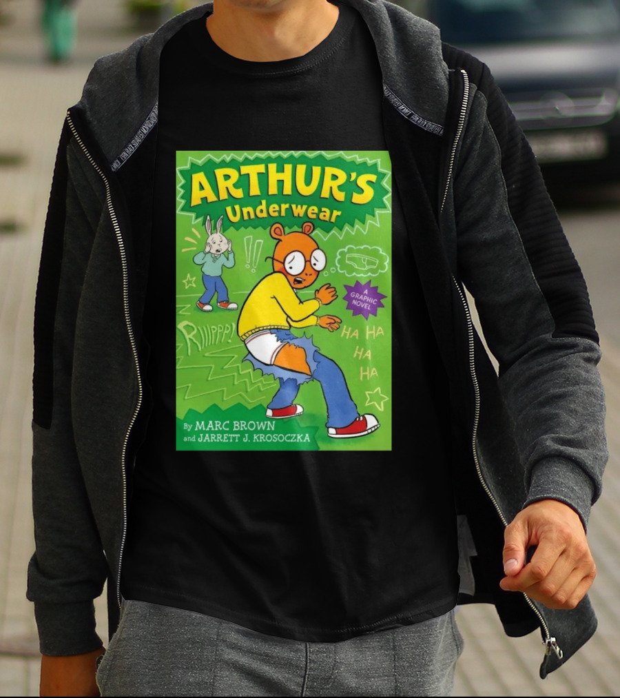 ARTHUR'S Underwear Graphic Novel By Marc Brown And Jarrett J. Krosoczka T-Shirt