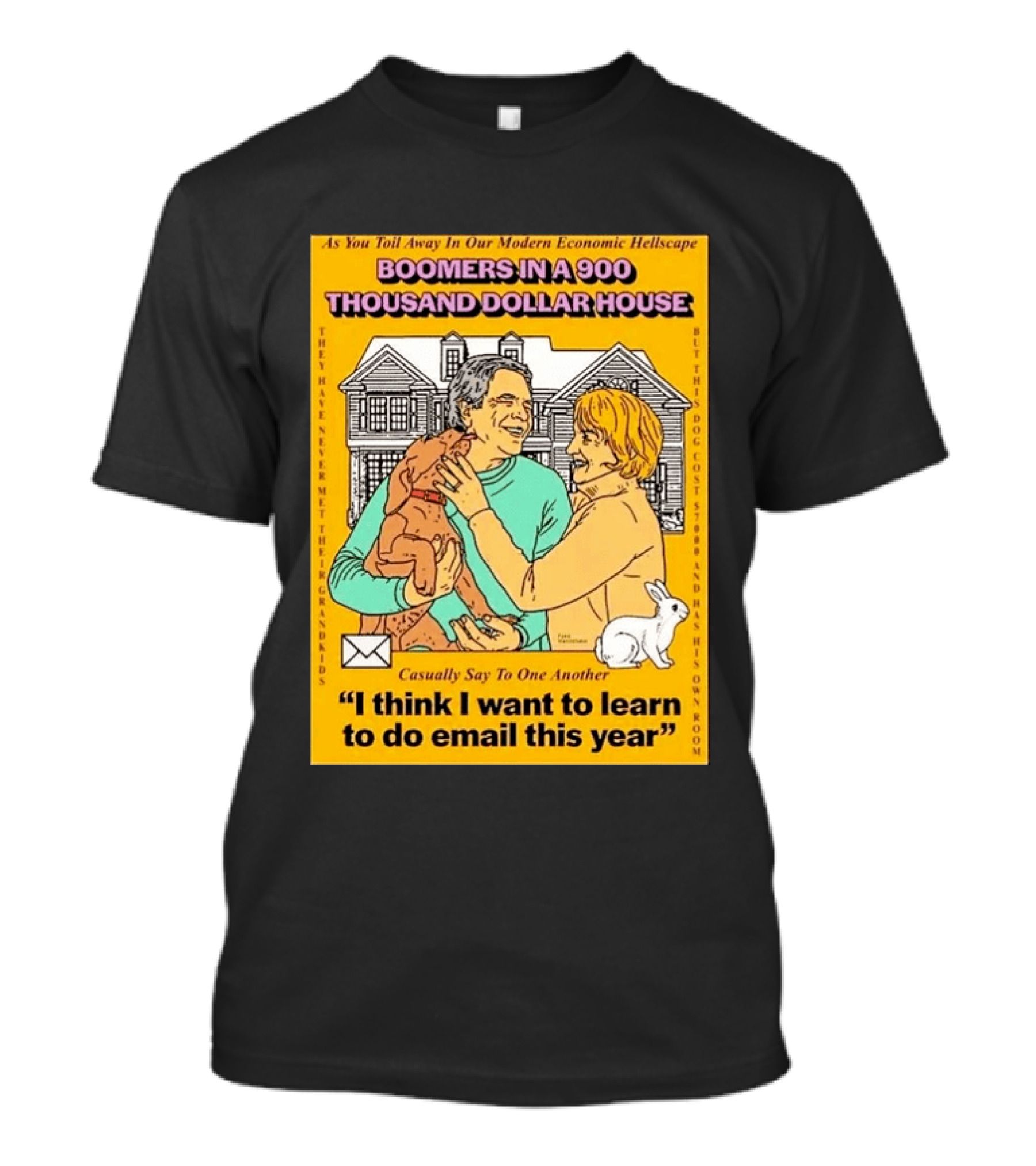 Boomers In A 900 Thousand Dollar House Modern Economic Hellscape Email This Year T-Shirt