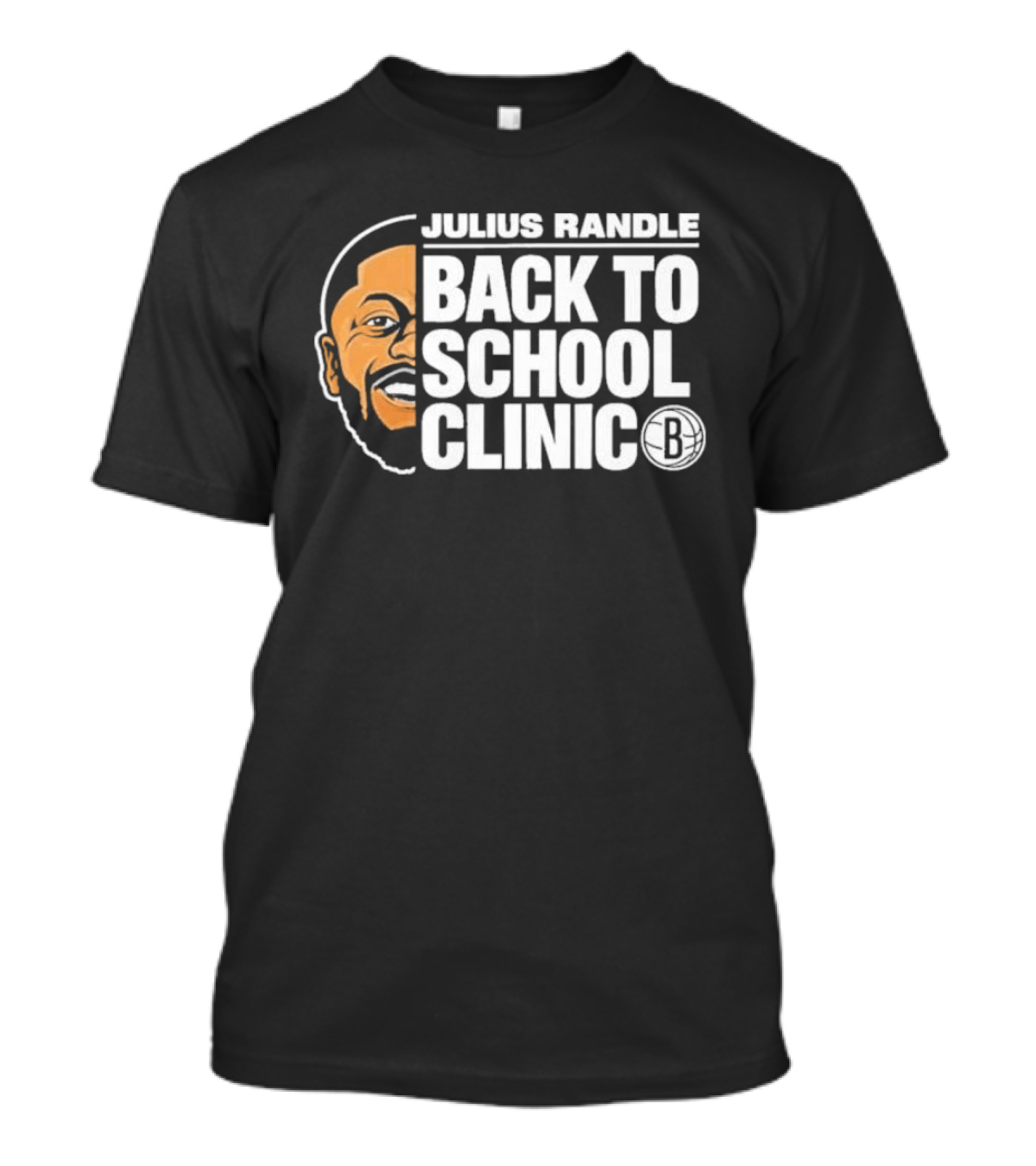 Julius Randle Back To School Clinic Special Event With Iconic Basketball T-Shirt