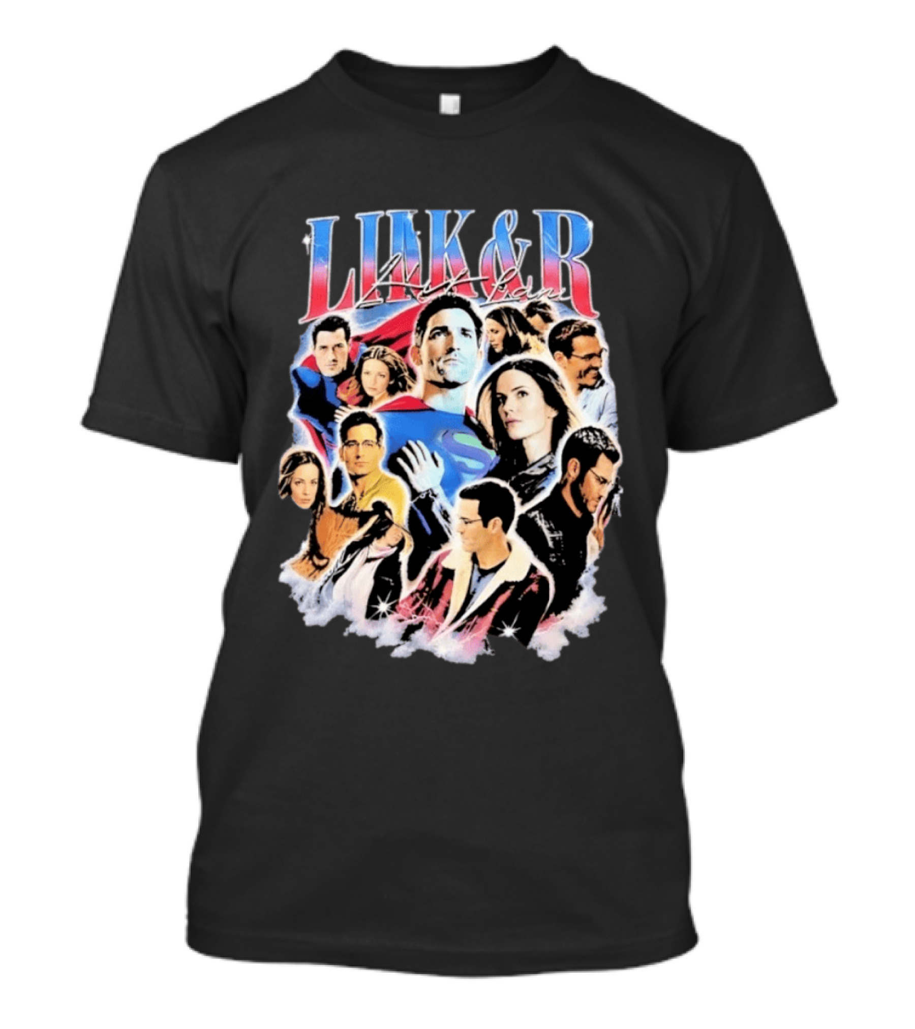 Lois&Clark Superman And Lois Lane Cape Romance T-Shirt