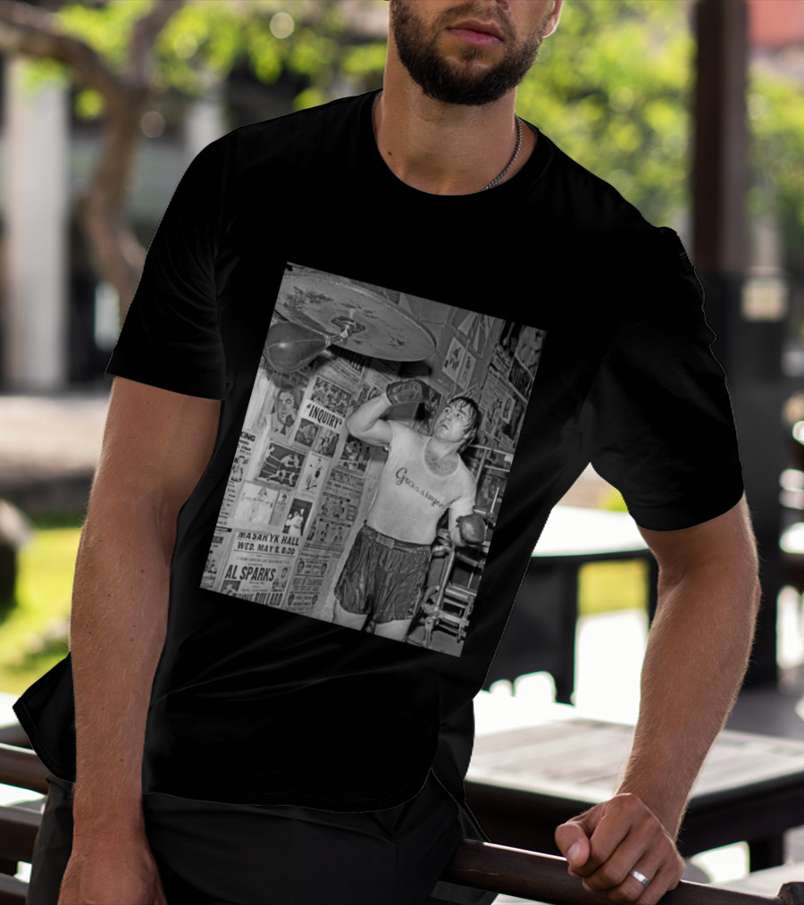 Boxing Legend George Chuvalo Training At Grossinger's Gym Historical Photograph T-Shirt