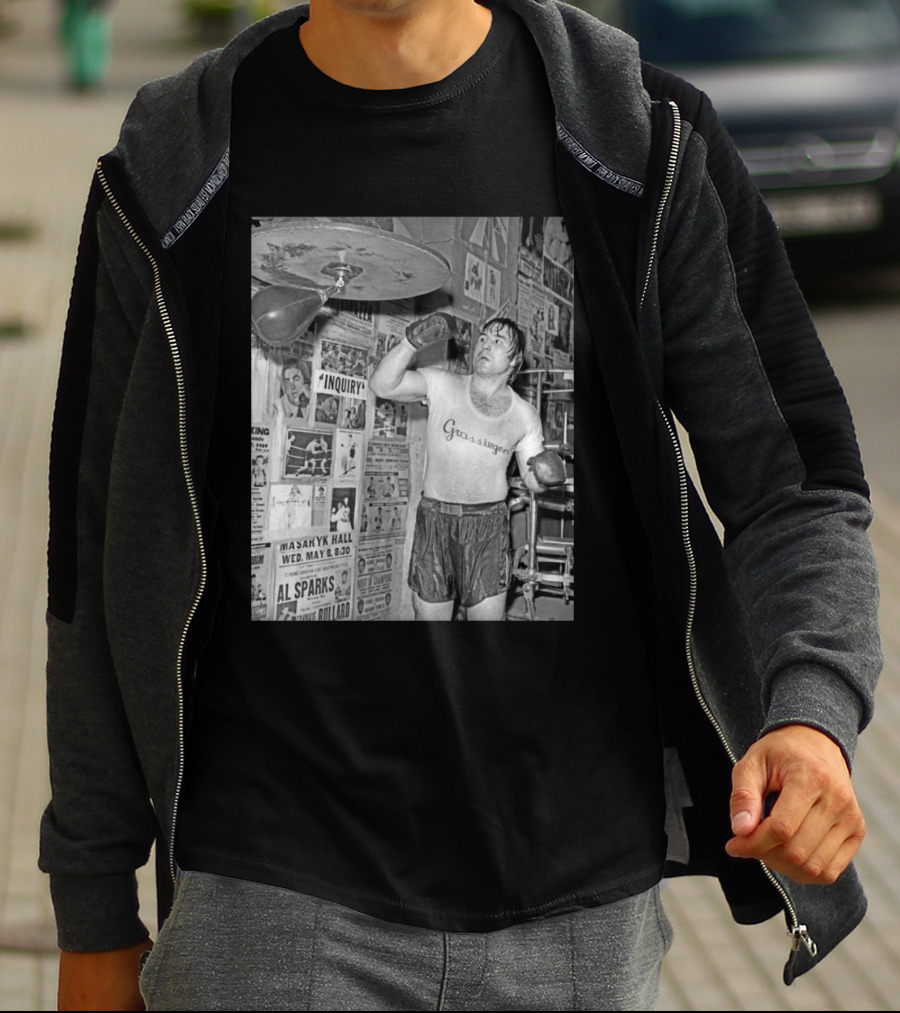 Boxing Legend George Chuvalo Training At Grossinger's Gym Historical Photograph T-Shirt