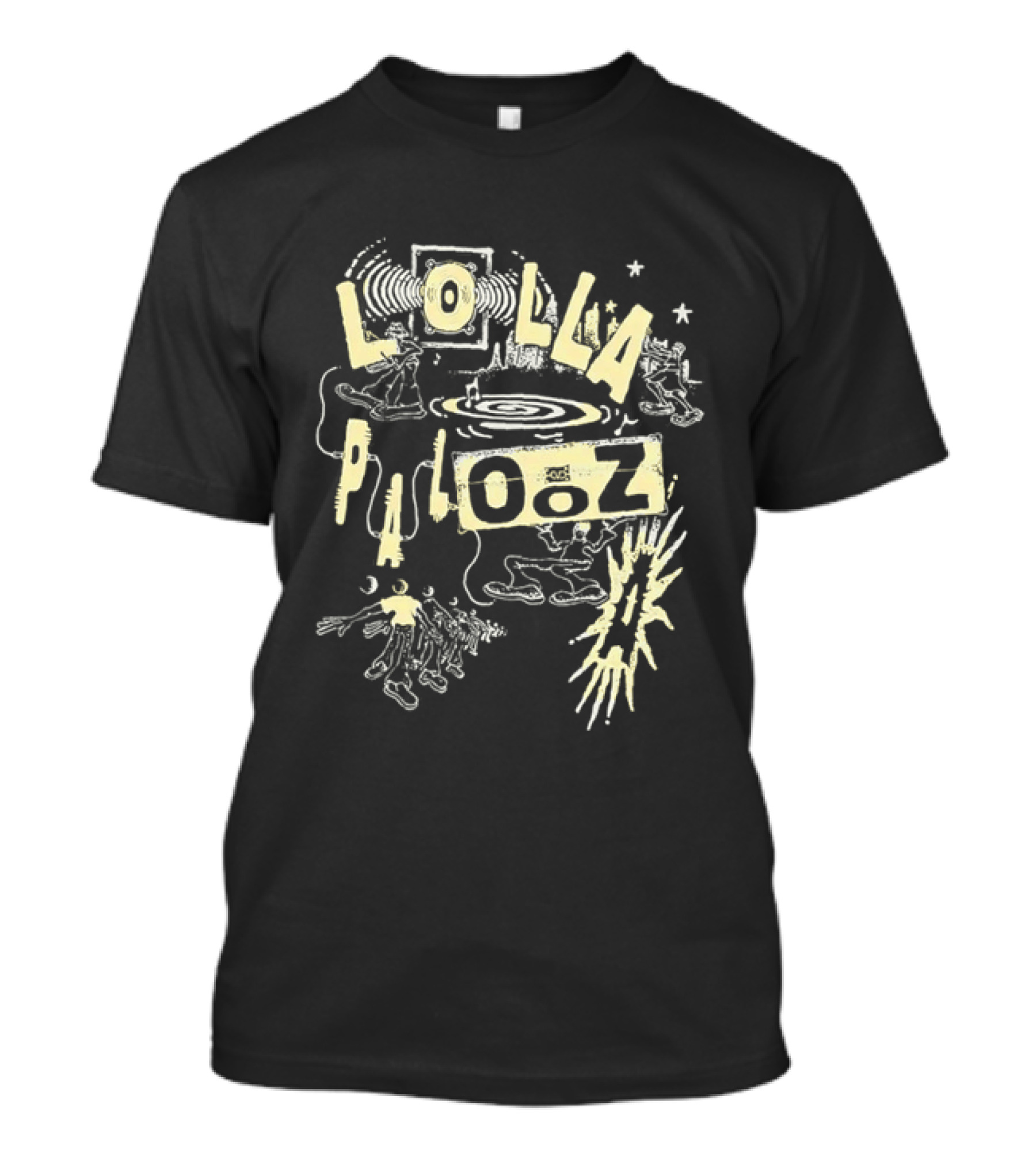 Lollapalooza Music Festival Concert Alternative Rock Decorative T-Shirt