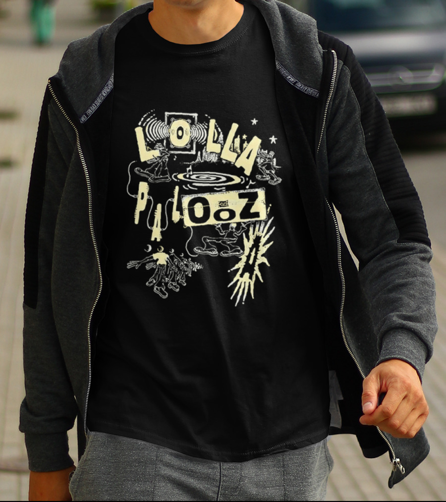 Lollapalooza Music Festival Concert Alternative Rock Decorative T-Shirt