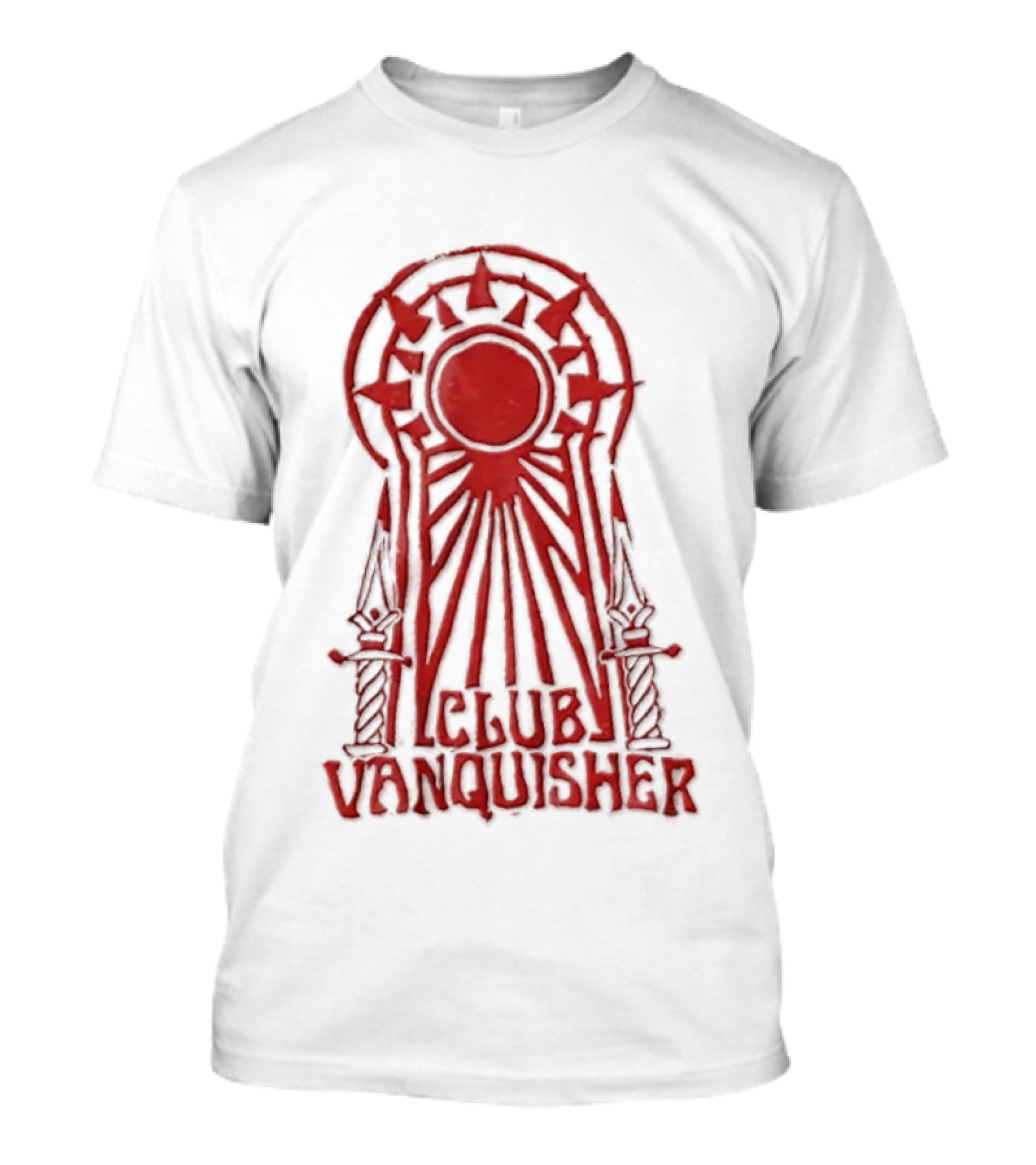 Club Vanquisher Sun With Daggers Red T-Shirt