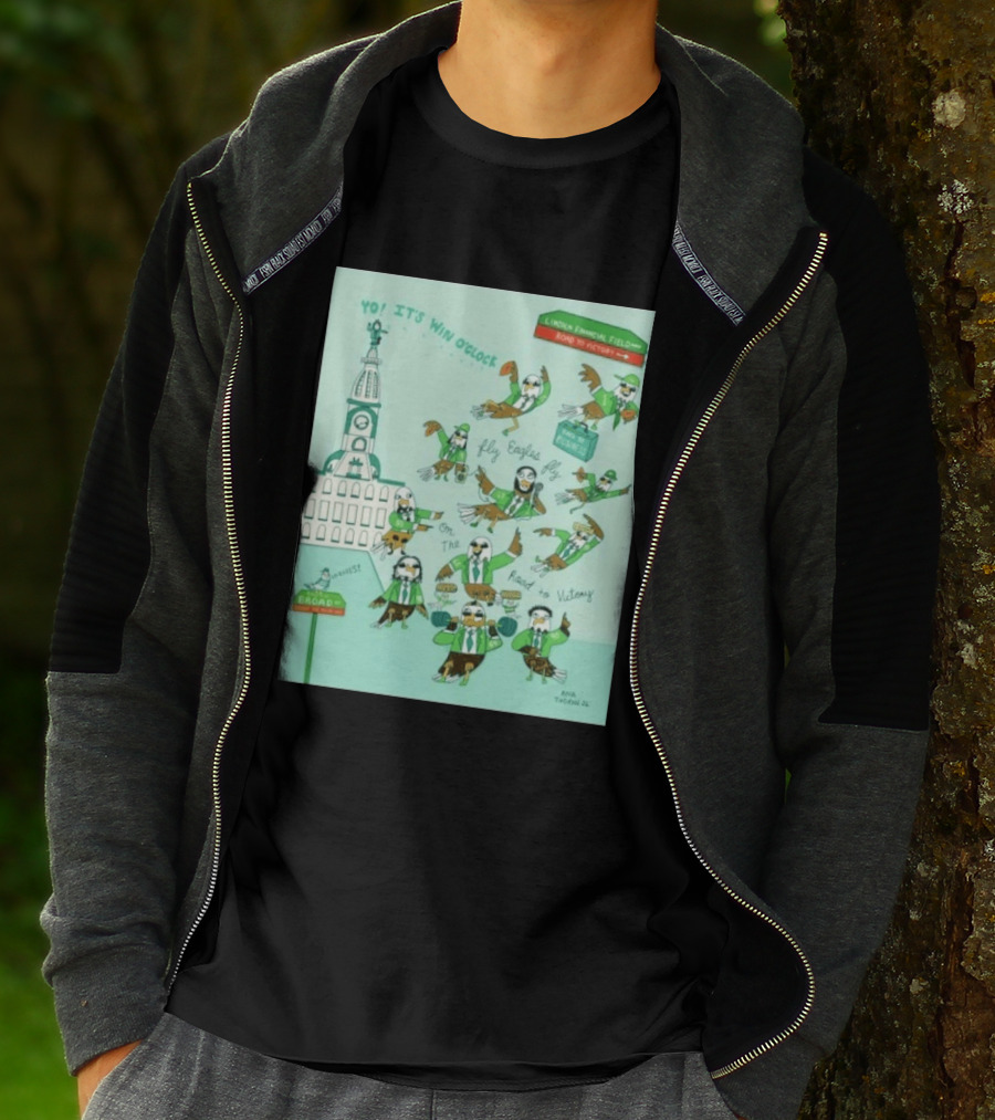 Yo It's Win O' Philadelphia Eagles Fly Eagles Fly On The Road To Victory Lincoln Financial Field T-Shirt