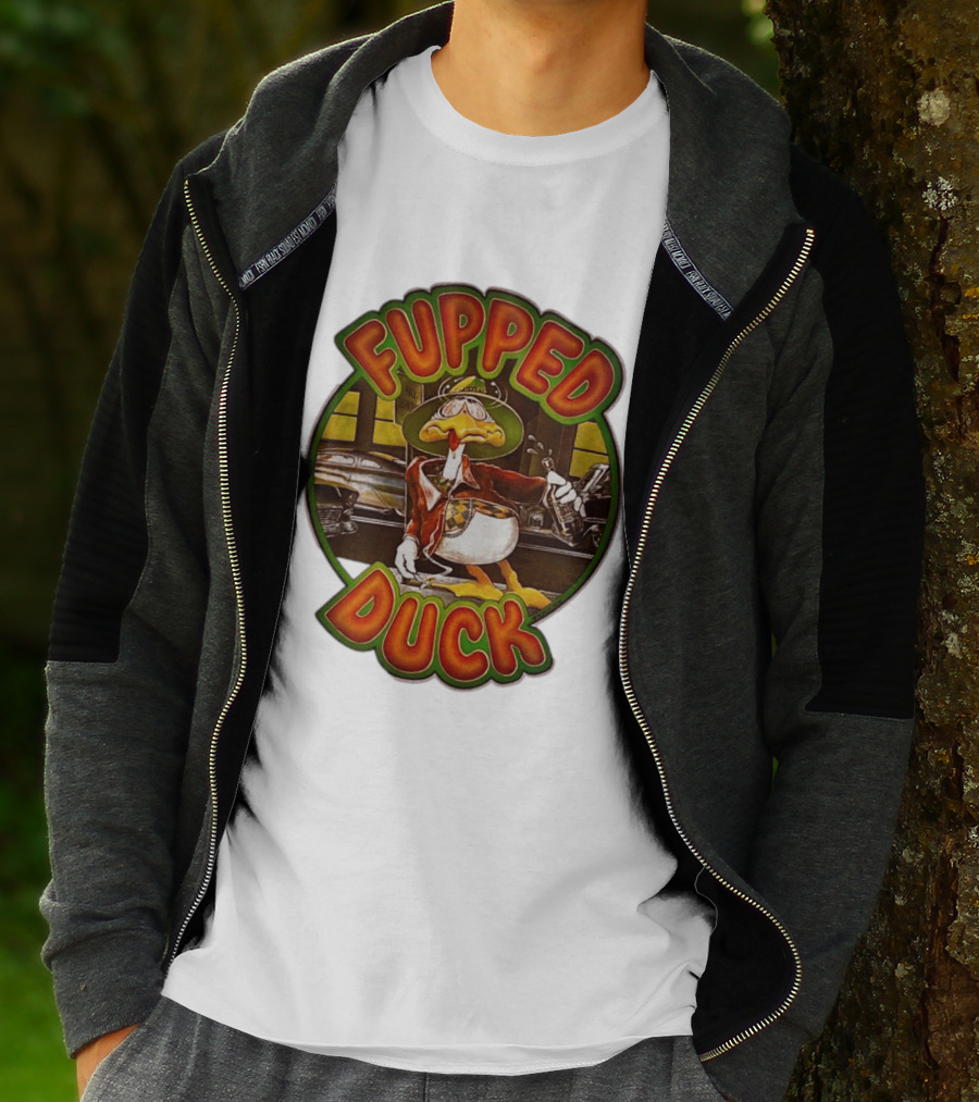 Fupped Duck Vintage Style 1979 Tipsy Cartoon Nostalgia T-Shirt