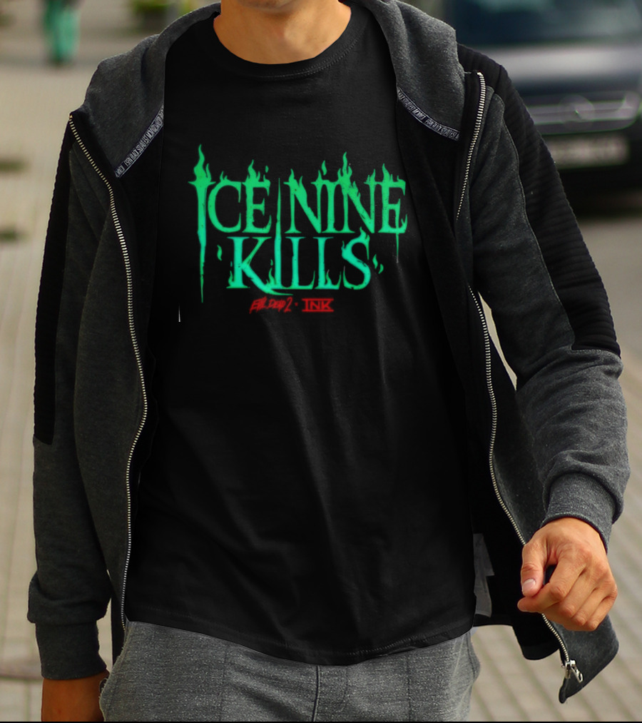 Ice Nine Kills Evil Dead 2 INK Collaboration Metalcore T-Shirt